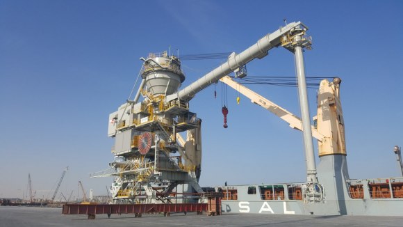 Fabrication, Erection & Commissioning ALBA Ship Unloader -1000TPH Pneumatic Ship Unloader for Alba/Bahrain